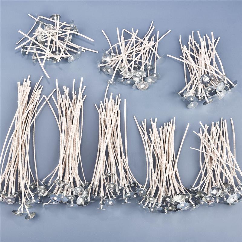 Candle Making Material - 30pcs Candle Wicks Low Smoke Pre-Waxed