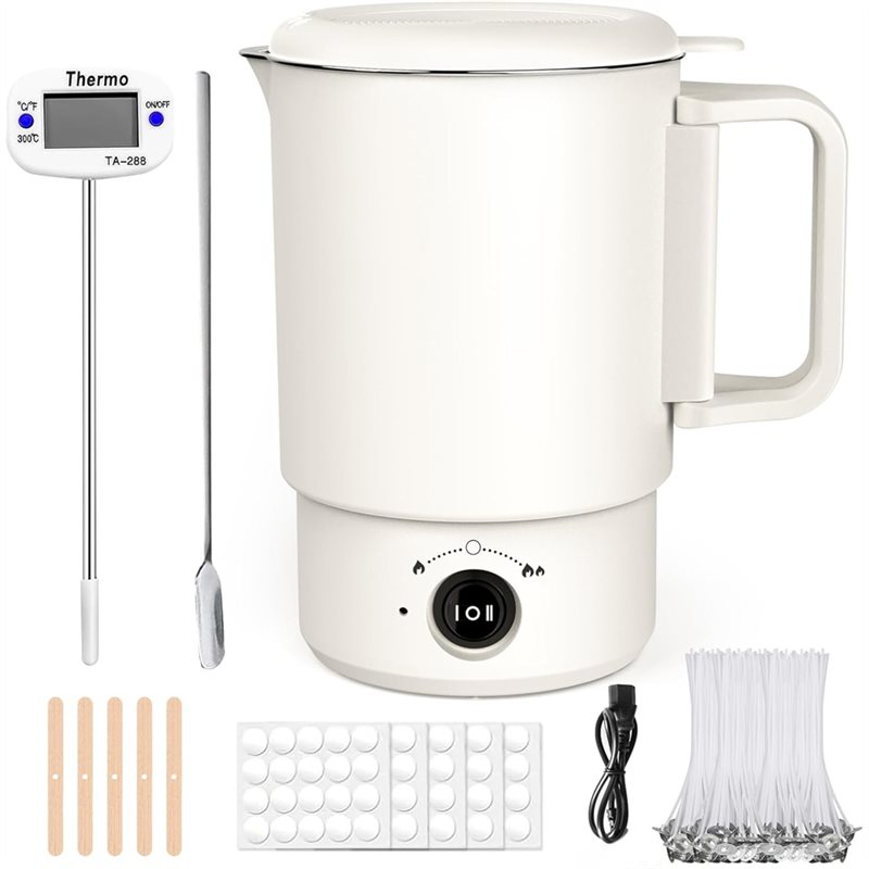 Candle Making Kit For Beginners - A47U Electric Wax Melting Pot Kit