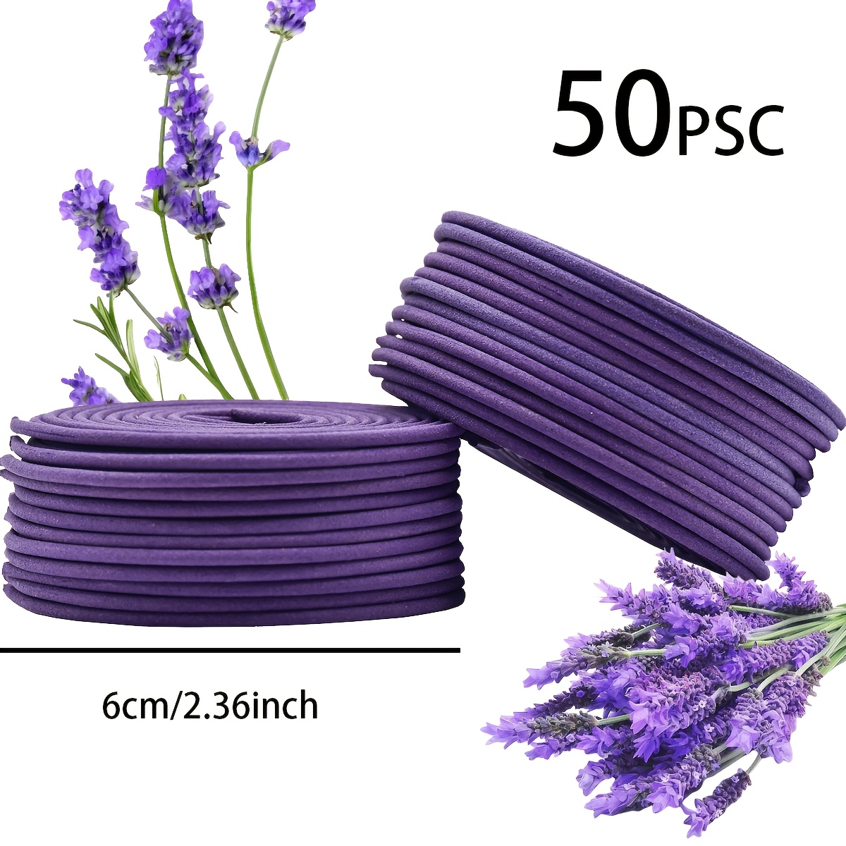 50 Lavender Scented Spiral Can - огляд і ціна Uv Inhibitor Candle