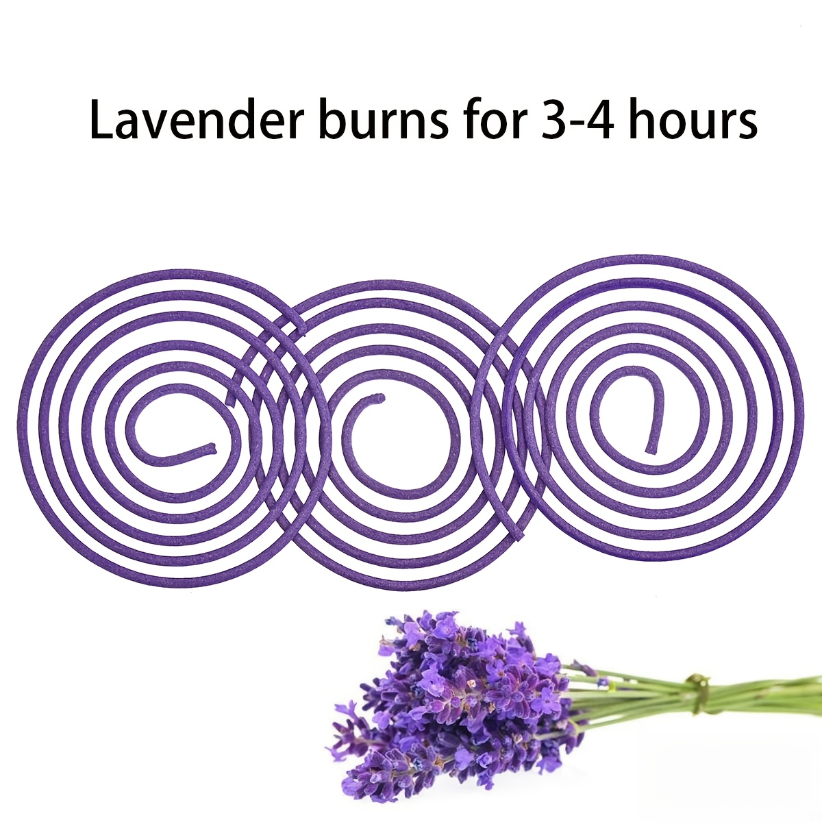50 Lavender Scented Spiral Can - огляд і ціна Uv Inhibitor Candle
