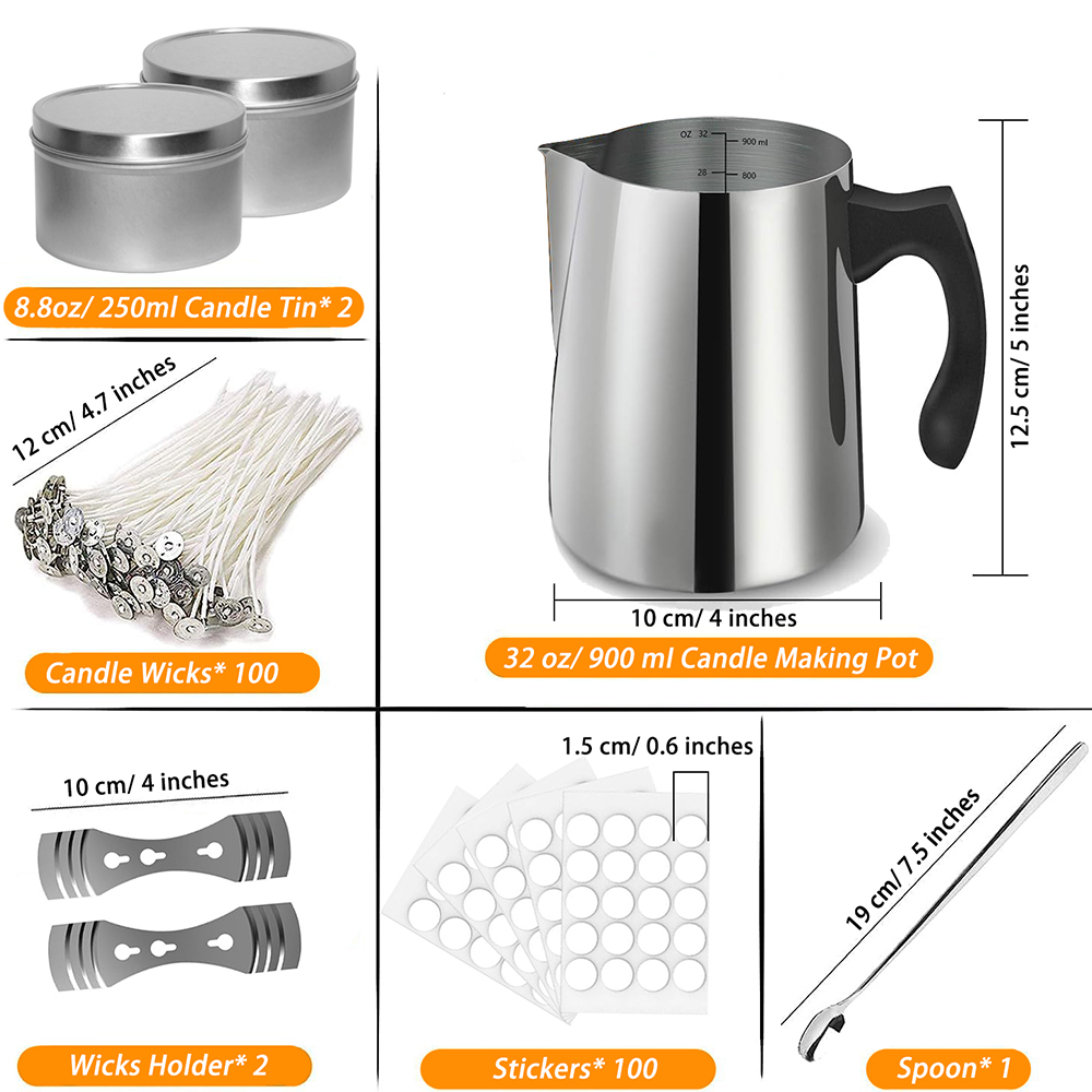 Candle Making Starter Kit Supp - огляд і ціна Candle Making Kit For Beginners