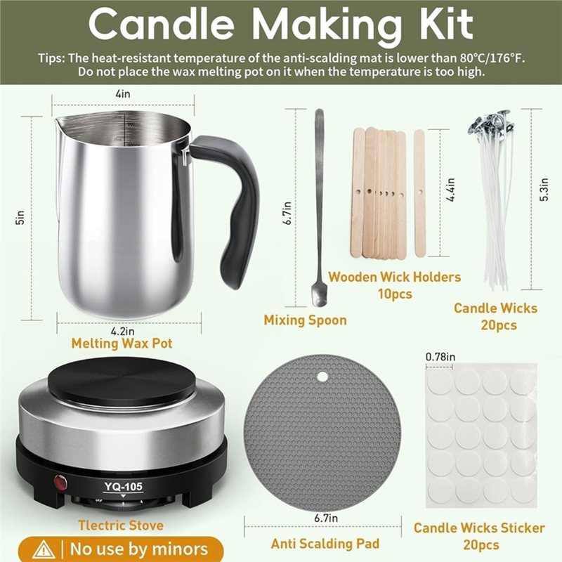 A96K-Candle Making Kit With Ho - огляд і ціна Candle Making Kit For Beginners