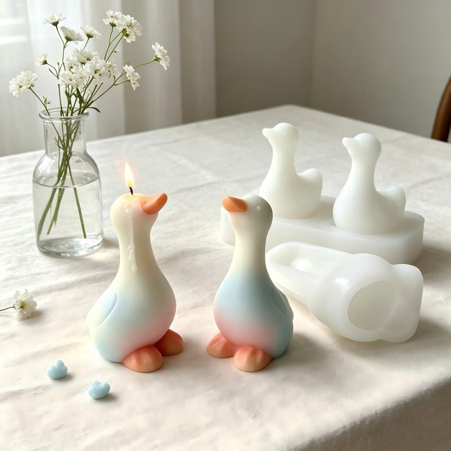 New 3D Duck Silicone Mold, DIY - огляд і ціна Candle Making Jelly