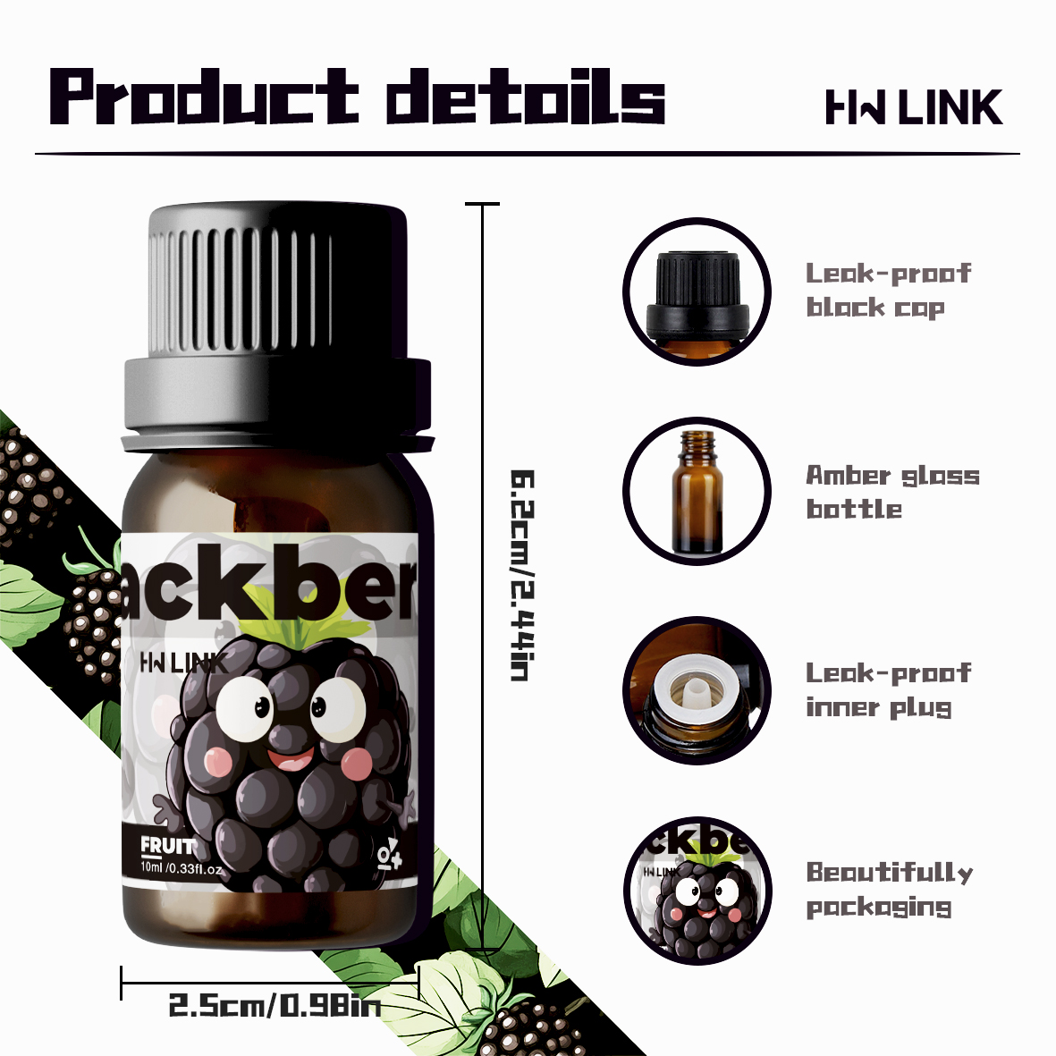 Blackberry Essential Oil  10ml - огляд і ціна Candle Making Essential Oil