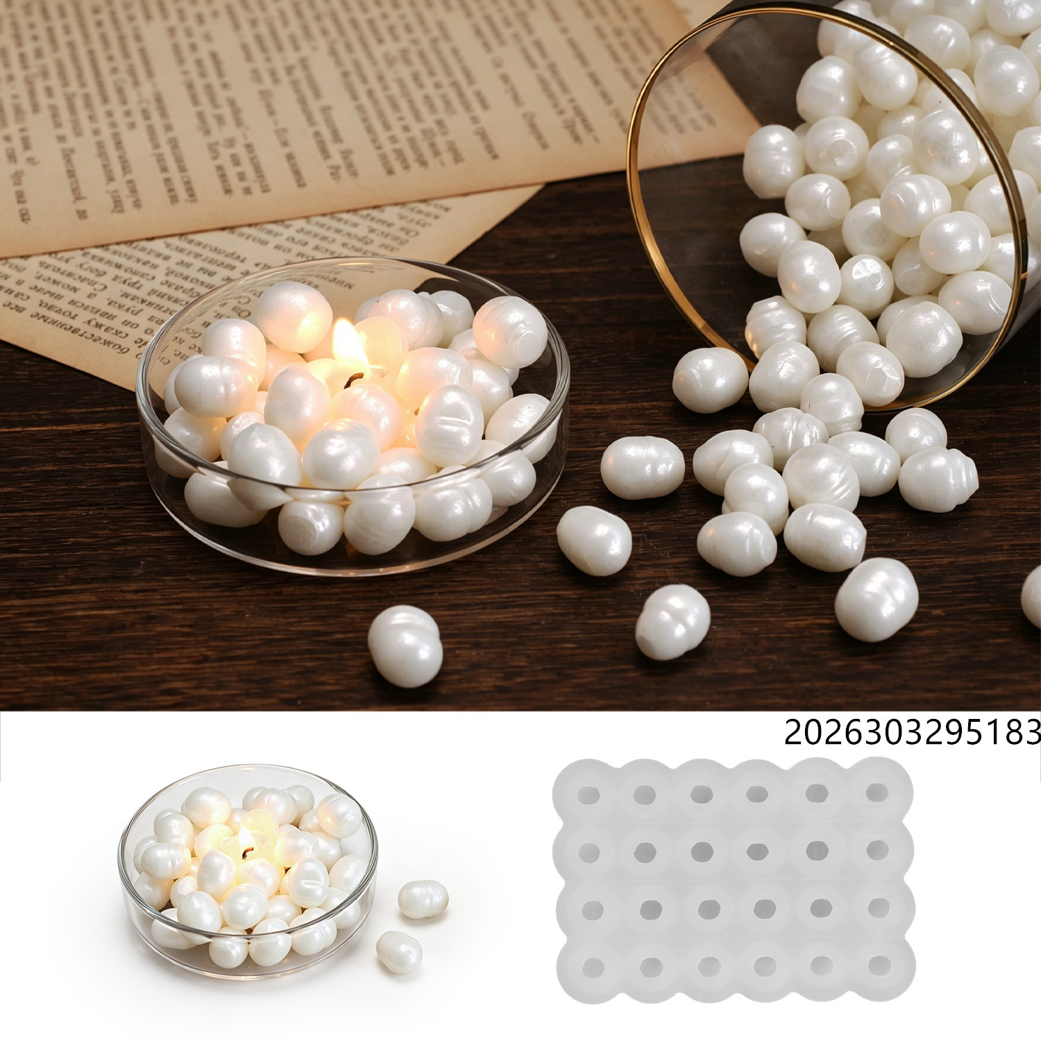 Healing Ocean Pearl Mirror Wax - огляд і ціна Candle Making Fragrances