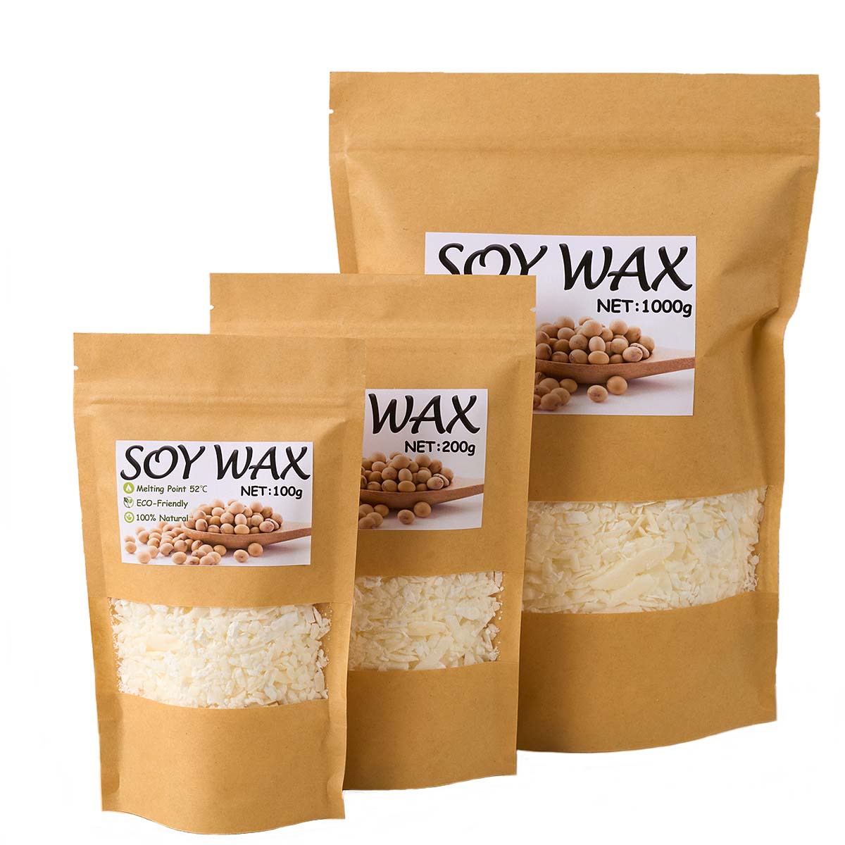 1 Pounds Pure White Soy Wax Fo - огляд і ціна Candle Making Material