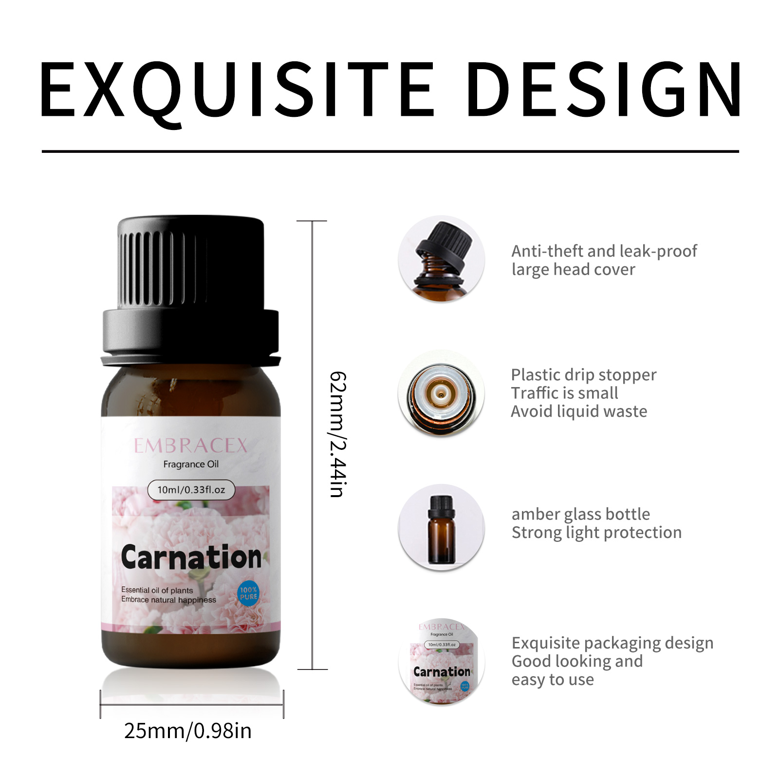 10ml Carnation Essential Oil F - огляд і ціна Candle Making Essential Oil