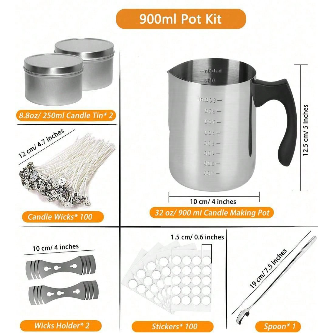 Glintmos Candle Making Starter - огляд і ціна Candle Making Kit For Beginners