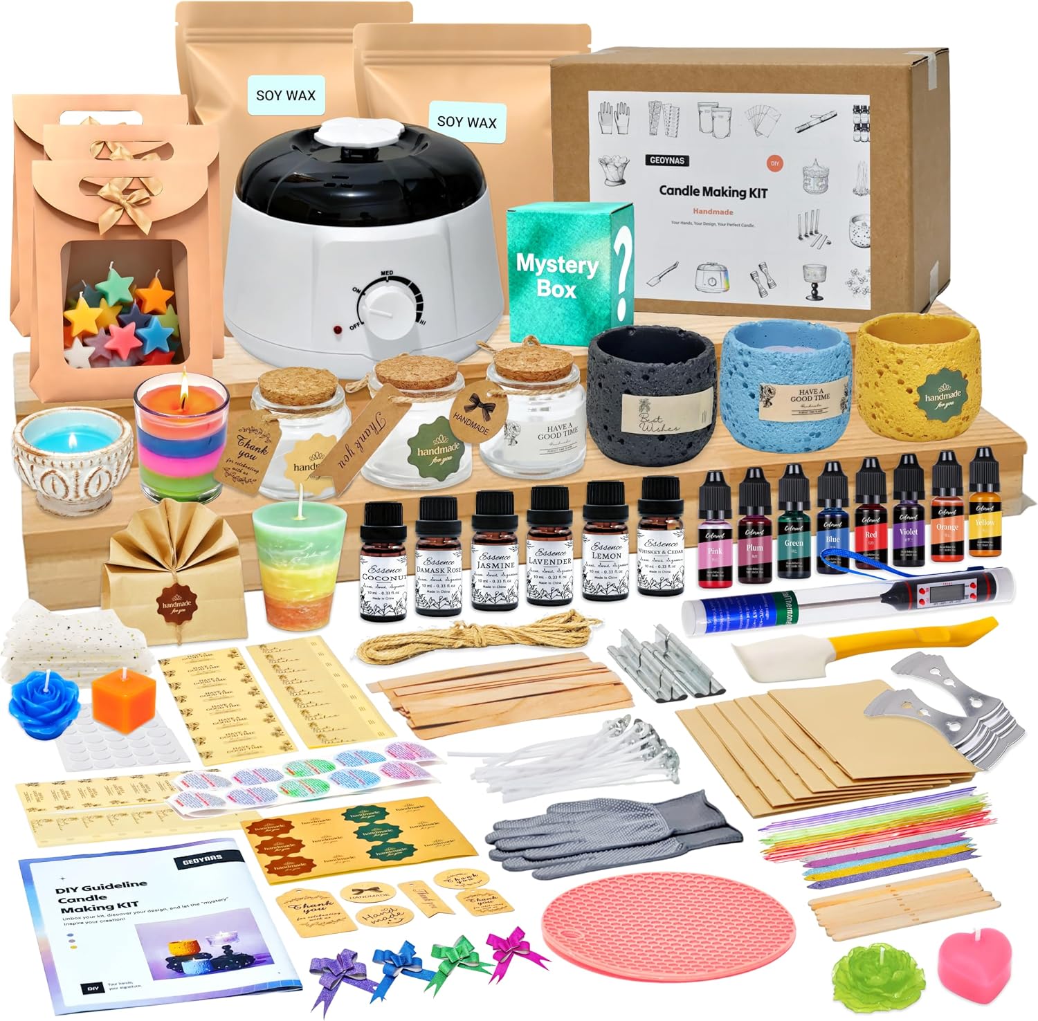 128pcs Candle Making Kit for A - огляд і ціна Candle Making Kit For Beginners