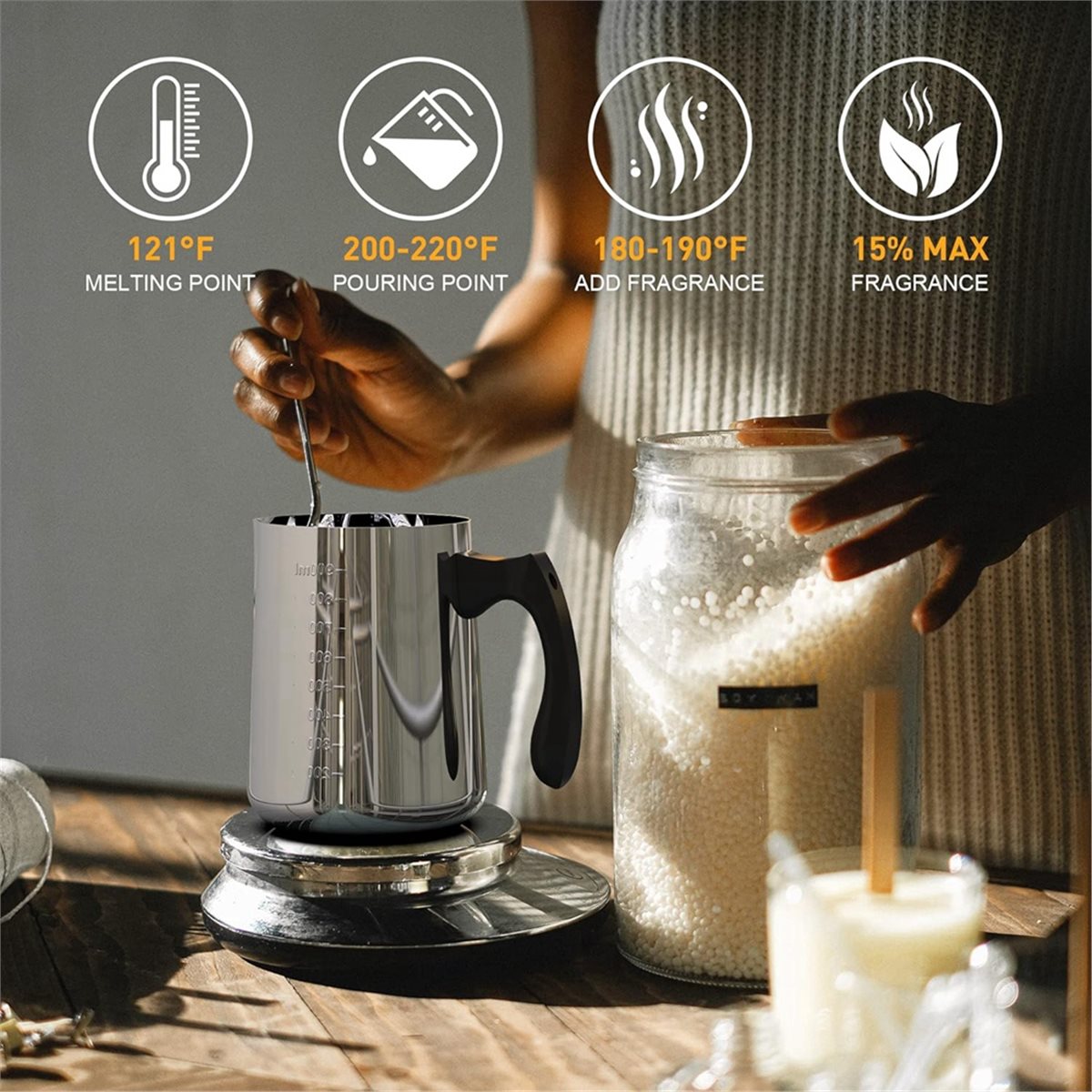 Candle Making Kit Supplies for - огляд і ціна Candle Making Kit For Beginners