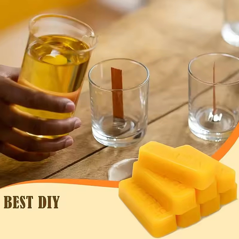4/8pcs Pure Beeswax Blocks, Hi - огляд і ціна Candle Making Material