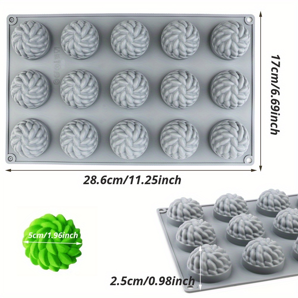 1Pc Cake Mold Santa Ana Floral - огляд і ціна Candle Making Uk