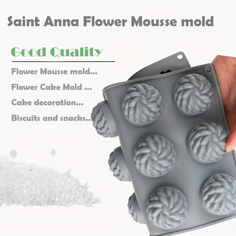 1Pc Cake Mold Santa Ana Floral - огляд і ціна Candle Making Uk