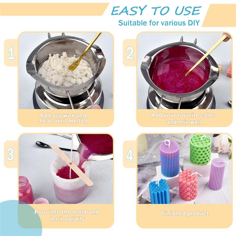 100/500g/1kg Pure Soy Wax Para - огляд і ціна Candle Making Uk