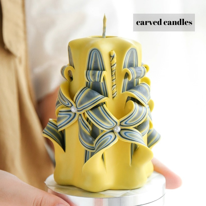 1KG Carved Scented Candle Raw  - огляд і ціна Candle Making Material