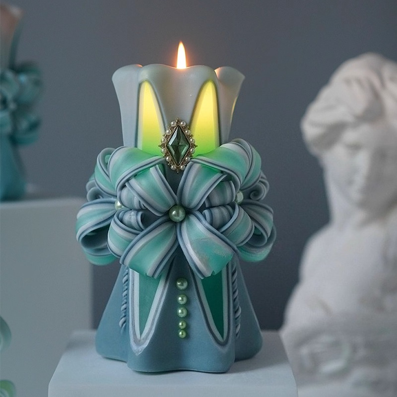 1KG Carved Scented Candle Raw  - огляд і ціна Candle Making Material