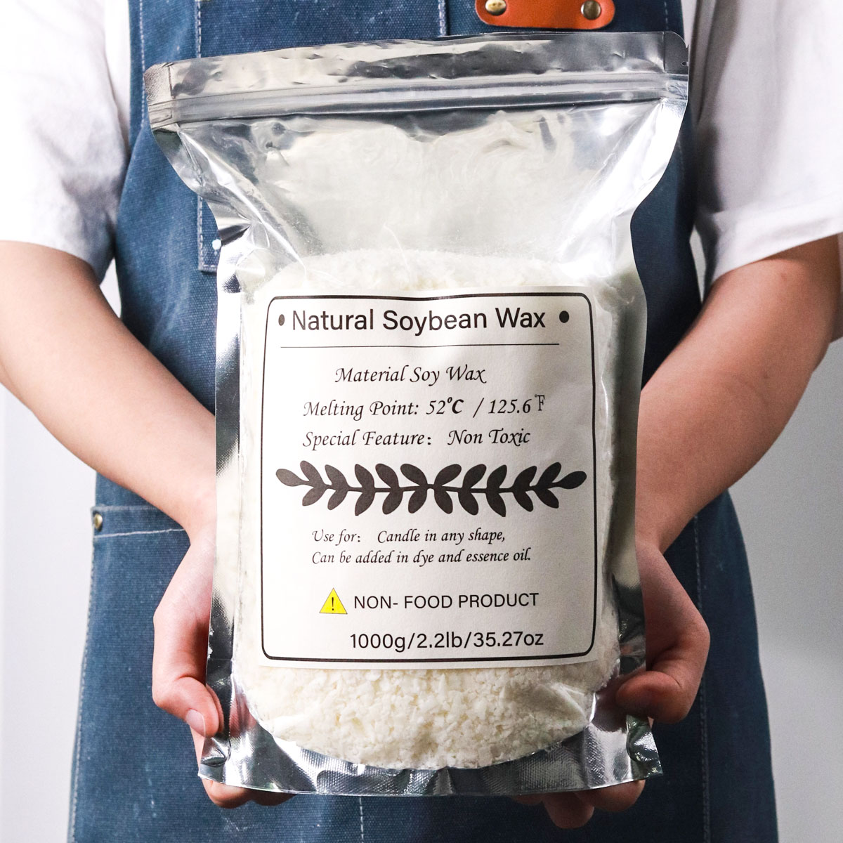 1KG Natural Soy Wax Granular S - огляд і ціна Candle Making Material